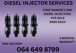 Ford Ranger 2.5wl Diesel Injectors With Washers For Sale On Exchange