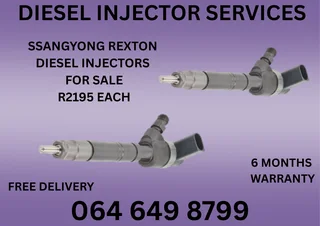 Ssangyong Rexton Diesel Injectors For Sale Or Recon Your Own Warranty Included