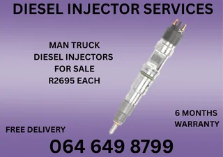 Man Truck Diesel Injectors For Sale On Exchange Or Recon Your Own 6 Months Warranty Included
