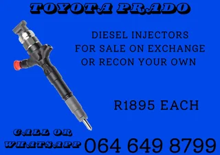 Toyota Prado Diesel Injectors For Sale On With Copper Washers