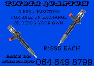 Toyota Quantum Diesel Injectors For Sale On Exchange