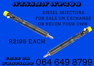 Nissan Np200 Diesel Injectors With Copper Washers For Sale Or Recon Your Own