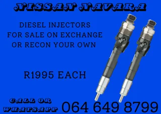 Nissan Navara Diesel Injectors For Sale