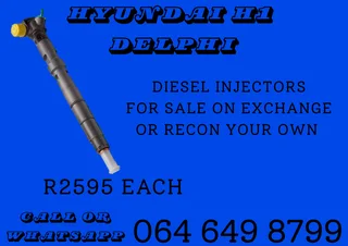 Hyundai H1 Delphi Diesel Injectors For Sale
