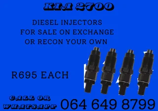 Kia 2700 Diesel Injectors For Sale On Exchange Or Recon Your Own Washers And Warranty Included