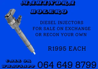 Mahindra Bolero Diesel Injectors With Copper Washers For Sale