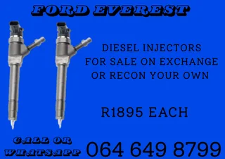 Ford Everest Diesel Injectors With Washers For Sale Or Recon Your Own