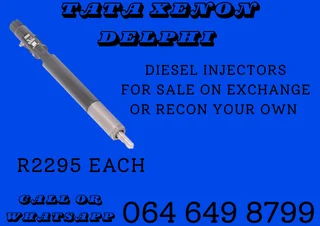 Tata Xenon Delphi Diesel Injectors For Sale On Exchange Washers Included
