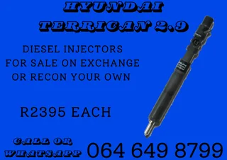 Hyundai Terrican 2.9 Diesel Injectors With Copper Washers For Sale On Exchange