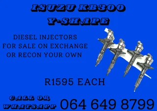 Isuzu Kb300 Y-shape Diesel Injectors For Sale Or Recon Your Own