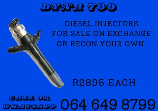 Dyna 700 Diesel Injectors For Sale On Exchange With Copper Washers And Warranty