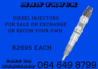 Man Truck Diesel Injectors For Sale With 6 Months Warranty