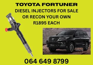 Toyota Fortuner Diesel Injectors For Sale With 6 Months Warranty