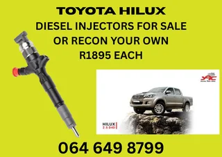Toyota Hilux Diesel Injectors For Sale Or Recon Your Own