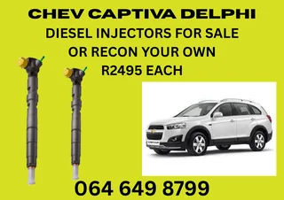 We Can Recon Your Chev Captiva Delphi Diesel Injectors Washers Included