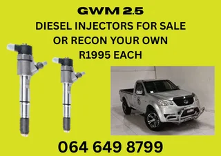 Gwm 2.5 Diesel Injectors For Sale With Copper Washers And Warranty