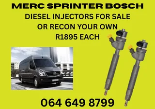 Merc Sprinter Bosch Diesel Injectors For Sale On Exchange With Copper Washers