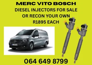 Merc Vito Bosch Diesel Injectors For Sale