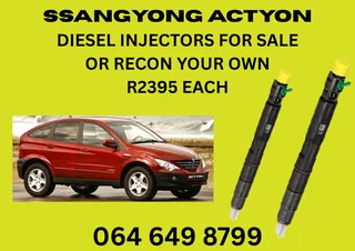 Ssangyong Actyon Delphi Diesel Injectors With Washers For Sale