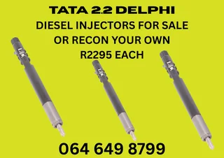 We Can Recon Your Tata 2.2 Delphi Injectors, Copper Washers And Warranty Included