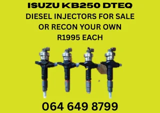 Isuzu Kb250 Dteq Diesel Injectors For Sale Or Recon Your Own