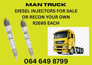 Man Truck Diesel Injectors For Sale On Exchange Copper Washers And Warranty Included