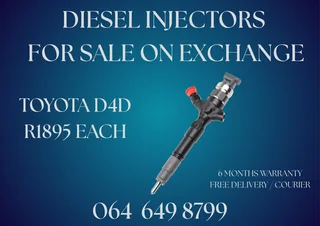 Toyota D4d Diesel Injectors For Sale On Exchange Or Recon Your Own