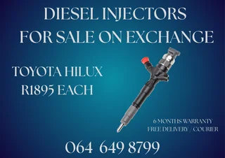 Toyota Hilux Diesel Injectors For Sale Or Recon Your Own With 6 Months Warranty