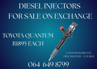 Toyota Quantum Diesel Injectors For Sale Or Recon Your Own Copper Washers Included