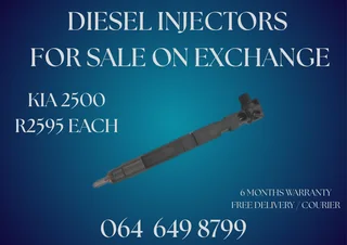 Kia 2500 Diesel Injectors With Copper Washers For Sale On Exchange Warranty Included