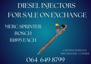 Merc Sprinter Bosch Diesel Injectors For Sale