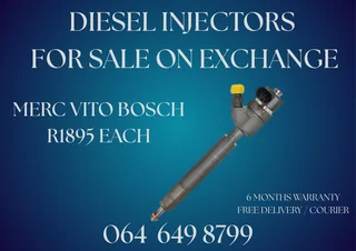 Merc Vito Bosch Diesel Injectors For Sale Or Recon Your Own