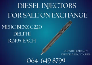 Merc Benz C220 Delphi Diesel Injectors For Sale With Copper Washers