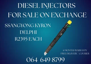 Ssangyong Kyron Diesel Injectors For Sale Or Recon Your Own