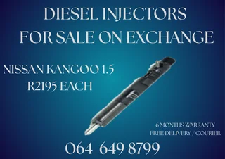Nissan Kangoo 1.5 Diesel Injectors For Sale Or Recon Your Own With Washers And Warranty