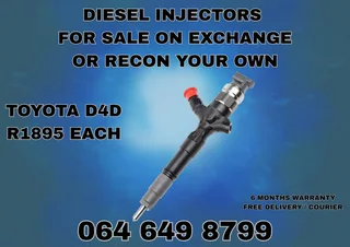 Toyota D4d Diesel Injectors For Sale On Exchange Or Recon Your Own
