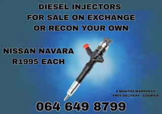 Nissan Navara Diesel Injectors For Sale Or Recon Your Own
