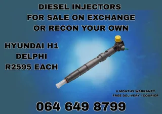 We Can Recon Your Hyundai H1 Delphi Diesel Injectors Washers Included