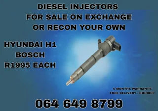 We Can Recon Your Hyundai H1 Bosch Diesel Injectors 6 Months Warranty Included