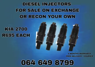 Kia 2700 Diesel Injectors With Copper Washers For Sale On Exchange