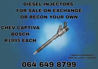 Chev Captiva Bosch Diesel Injectors For Sale Or Recon Your Own