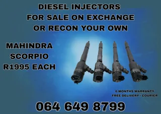 Mahindra Scorpio Diesel Injectors For Sale With Copper Washers