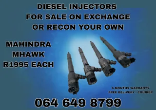 Mahindra Mhawk Diesel Injectors For Sale On Exchange Copper Washers And Warranty Included