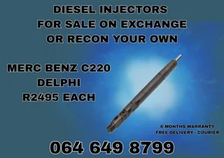 Merc Benz C220 Delphi Diesel Injectors For Sale On Exchange