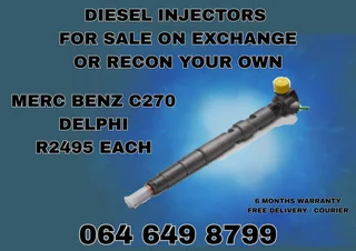 Merc Benz C270 Delphi Diesel Injectors For Sale On Exchange With Copper Washers