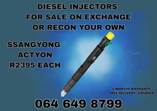Ssangyong Actyon Diesel Injectors For Sale With 6 Months Warranty