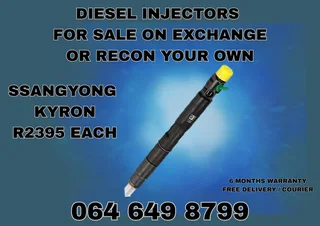 Ssangyong Kyron Diesel Injectors For Sale With Copper Washers