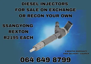 Ssangyong Rexton Diesel Injectors For Sale On Exchange Or Recon Your Own