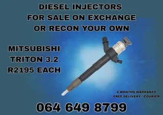 Mitsubishi Triton 3.2 Diesel Injectors For Sale Or Recon Your Own