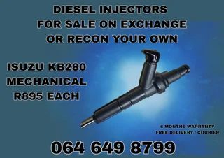 Isuzu Kb280 Mechanical Diesel Injectors For Sale On Exchange Or Recon Your Own